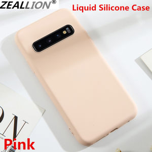 ZeallionสำหรับSamsung Galaxy S9 Plus S8 S9 S7 ขอบS7 S10 ยางซิลิโคนเหลวนุ่มTPUปกหลังเด็ก-ผิวอัลตร้าบางกันกระแทกเคสห่อหุ้มเคสโทรศัพท์