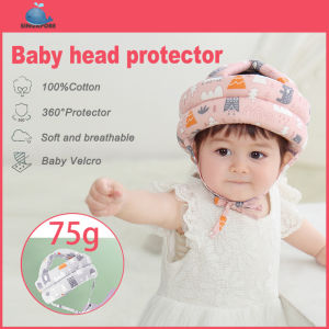 Baby Head Protection Pad Baby Toddler Anti Falling Pillow Head Protection Cap Childrens Anti-collision Cap Breathable In Summer Child Anti falling