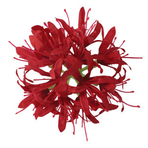 Artificial Flower Heads Home Wedding Party Flower Wall Decoration Fake Red Spider Lily DIY Headdress Wreath Gift Decor Simulation Flower Heads