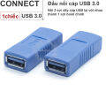 1 chiếc - Đầu nối USB 3.0 2 đầu cái - USB 3.0 AF sang USB AF - Khẩu nối cáp USB 3.0 female. 