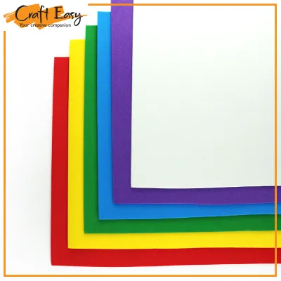 Craft Easy A4 Foam Sheets (Assorted Colors) 6 pcs.