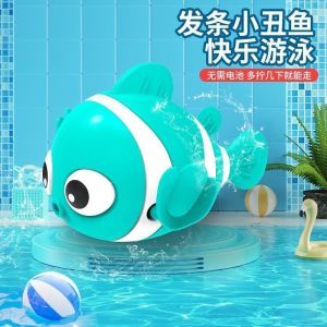 Mainan Mandi Clownfish Bath Toy Cute Cartoon Kids Floating Water Play Bathroom Baby Shower Toy