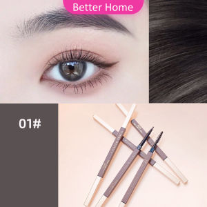 Better ดินสอเขียนคิ้วแบบหมุน 2 in 1 กันน้ำดินสอเขียนคิ้ว มีหัวแปรงปัดคิ้ว  Double eyebrow pencil