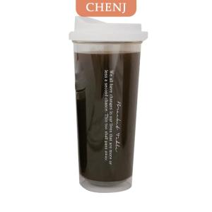 [COD] CHENJ Kawaii ขวดน้ำพลาสติกสำหรับน้ำผลไม้นมชากาแฟโรงเรียน Tritan ขวดน้ำดื่มกันรั่วแบบพกพาถ้วยสร้างสรรค์ BPA ฟรี