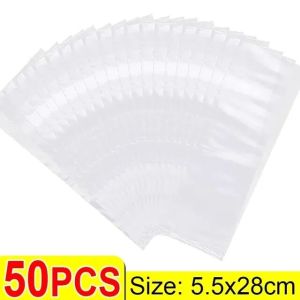50pcs Ice Cream Plastic Bag Popsicle Disposable Ziplock Ice Pop Molds Bags Ice Candy Bag