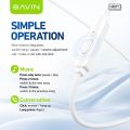 BAVIN HX871 HiFi Wired Type-C Earphone StereoAudio Sounds Built-In Microphone Wired Earphone. 
