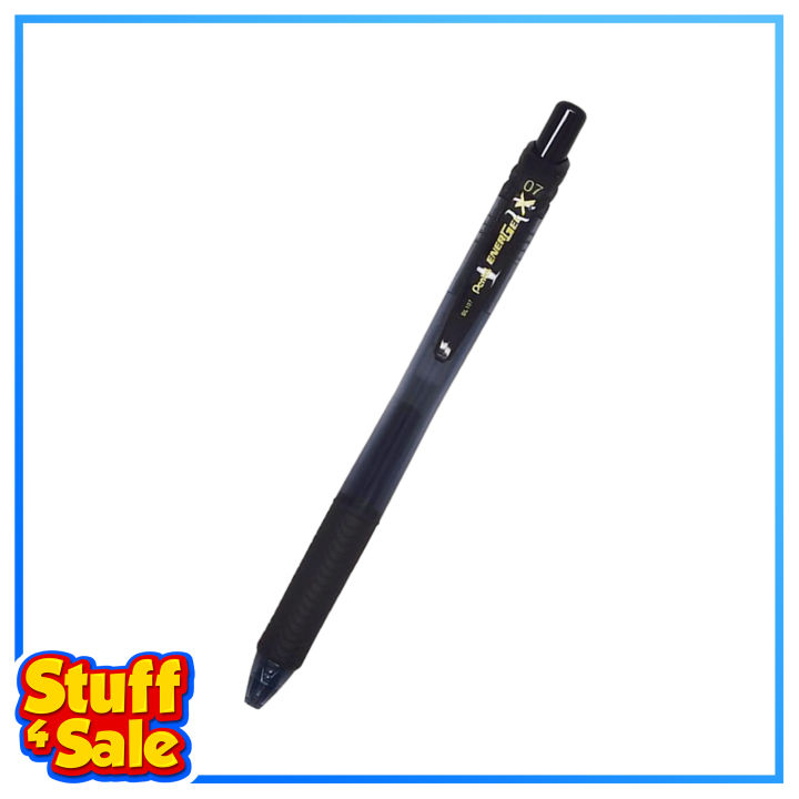 Pentel EnerGel-X BL107 Retractable Roller Gel Pen mm Black Ink