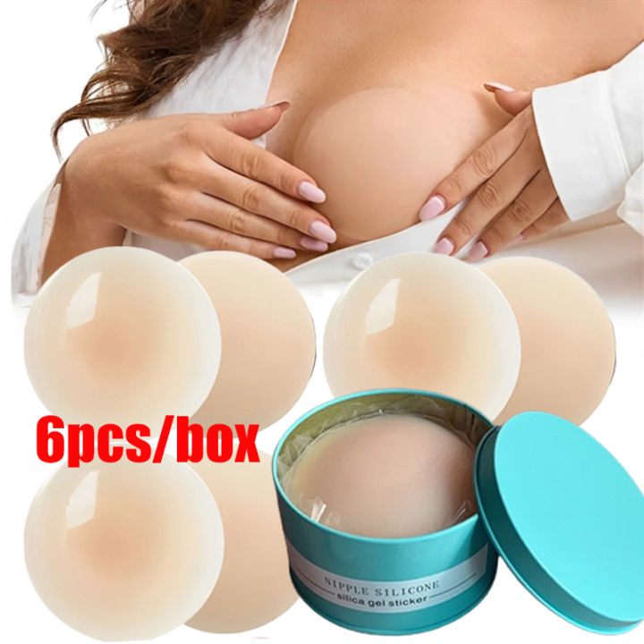Reusable Self Adhesive Silicone Gel Breast Petal Nipple Cover Bra