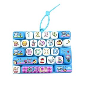 DOWNA 26 Phím Đồ chơi bàn phím cơ Hình in hình mèo con/voi/ếch/gấu Âm thanh phím rõ ràng  dây chuyền trang trí túi xách Sáng tạo Đồ chơi quà tặng Đồ chơi giảm căng thẳng Dành cho trẻ em