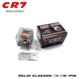 Relay Klakson CR7 Relay Alarm Kaki 4 Transparan 12V 40A Untuk Mobil Motor