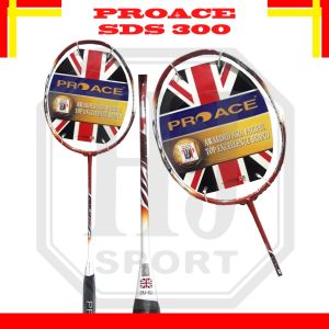 Raket Original Badminton Pro Ace SDS 300 Bonus Komplit