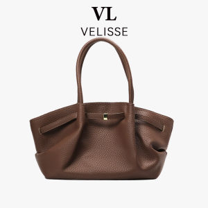 VELISSE กระเป๋าสะพายไหล่ผู้หญิง กระเป๋าถือ แฟชั่นสไตล์มินิมอล ความจุขนาดใหญ่ เรียบง่ายทันสมัย ใช้งานได้ทุกโอกาส