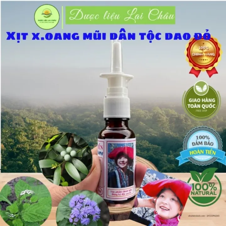 Xịt viêm xoang mũi của dân tộc Dao Đỏ Sa Pa