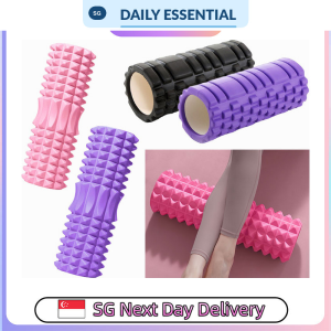 【DAILY ESSENTIAL】 Textured EVA Foam Roller | Crescent or Grid Surface | 33cm