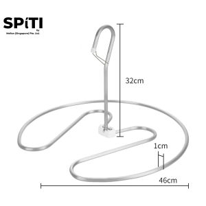 Aluminum Heart Shaped Bed Sheet Quilt Cloth Hanger Rack (4 color options (Silver丨Gold丨Rose Gold丨Grey))