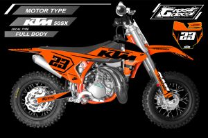 Decal Stiker Mini Trail KTM 50cc New 2016 - 2024 Full Body Bebas Reques
