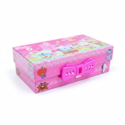 Kotak Pensil Kode 3D 3 Susun / Tempat Pensil Pin 3 Tingkat