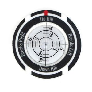 VCH High Precision Golf Tools Leveler ClearTransparent Ball Marker Golf Slope Meter Golf Putt Ball Marker Versatile Design Golf Spirit Level Gift for Golfers