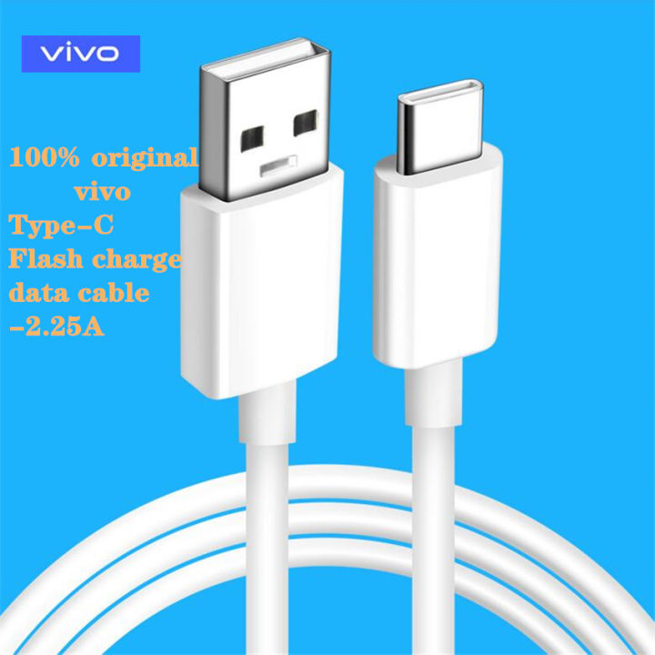 Fast Charger Vivo Type C Cable Mobile Safe Abs Fast Charging And