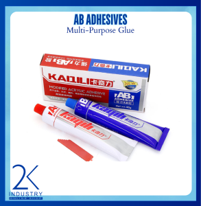 Acrylic AB Adhesive | Plastic Bonder Structural Adhesive 80g | Clear glue adhesive