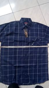 Kemeja Flanel Jumbo Lengan Panjang XXL 3XL 4XL