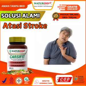 Obat Stroke Strok Pembersih Pembuluh Darah Penyumbatan Lumpuh Kaku Carsifit Herbal Ampuh Asli