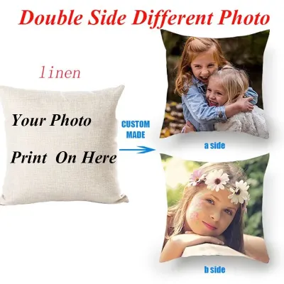 【Customization pillow】 Customized Pillow❤Customized With Pictures Free Pillow Core Photo Customized Double-Sided Cushion Gift For Girlfriends Boy