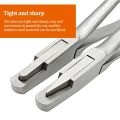 U/V Shaped Pig Ear Notcher Ear Tong Stainless Steel Clamp Ear Punch Pliers for Pig Goat Cattle. 