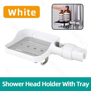 Soap Storage Shower Shelf Anti-rust No Drill Rak Mandi Space Saving For Bathroom 16-28mm