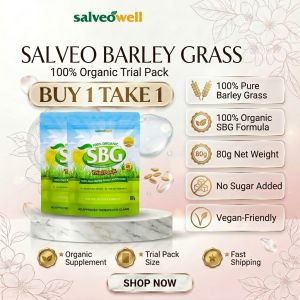 [BUY 1 TAKE 1] SBG Powder in Trial Pack 80g Salveo Barley Grass BOOST your Health and Immunity Effective FDA Approved