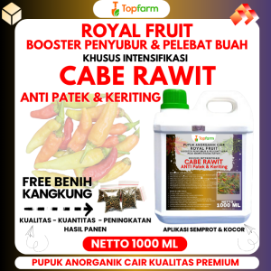 Pupuk Topfarm / Pupuk Cabe Rawit Anti Patek / Obat Patek Cabe Buah / Obat Patek Pada Tanaman Cabai / Pupuk Buah Cabe Anti Patek / Pupuk Cabe Rawit Anti Busuk Buah / Pupuk Buah Rawit