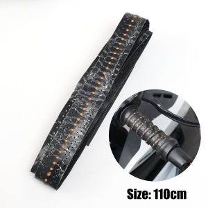 2 cái băng tay nắm mô tô xe đạp đường trường Băng thanh PU Băng Bọc Tay Lái Xe Đạp mềm chống rung băng bền bảo vệ dây đai