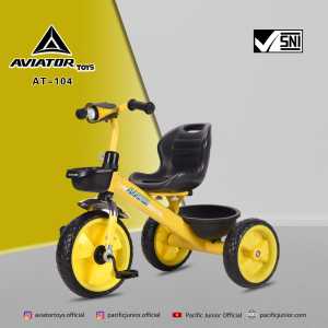 Sepeda Roda Tiga Anak Tricycle Aviator AT 109 AT-109 BMX / IORA T29 / AT 251 / AT101 // at 252 // at115 // at104 // FS- 766 Alex 1-3 Tahun Bel Ban EVA Diameter & Tapak Besar // at 118-7 plus dorongan