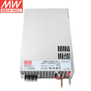 MEAN WELL RSP-2400 Power Supply AC To DC 12V 24V 48V Single Output Switching Power Supply Unit with PFC Function