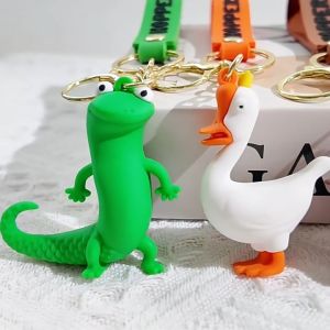 [READY STOCK🛒] Hoppers Character Keychain  Cute PVC Key Ring Pendant Bag Charm Cartoon Collectible
