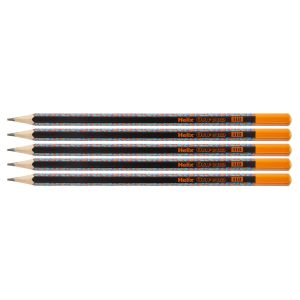 Helix OXFORD HB Geo Pencils | Set of 5 | Assorted Geo Designs