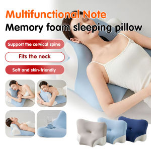 Summer Ice Silk Multifunctional Lying Pillow Home Neck Sleep Memory Foam Pillow