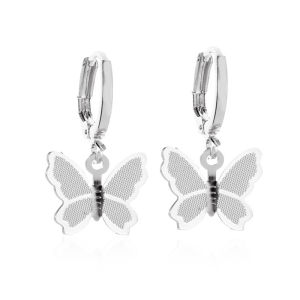 Corinna Korean Fashion Ear Buckle Earrings Butterfly Matte Simple Wild Women Earrings A1