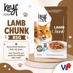 KEYF Kitchen Cat Food 85g Wet Chunk in Gravy Multiple Flavor Choices