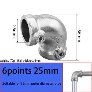 Connecting Round Pipe 25mm KTN-25 No Lace Teeth No Need To Weld DYI Decor Shelves Shop Clothes