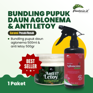 Bundling Hemat Pupuk Daun Aglonema 500ml+Anti Letoy 500gram