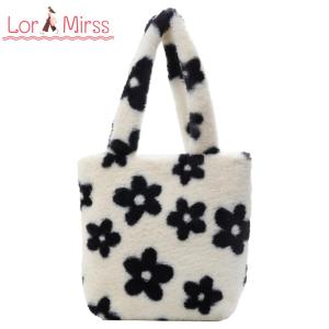 5TH Cute Plush Top-handle Bag Tote Lady Shoulder Street Satchel Big Capacity Handbag
