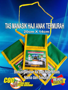 TAS MANASIK HAJI TK DAN PAUD WARNA HIJAU