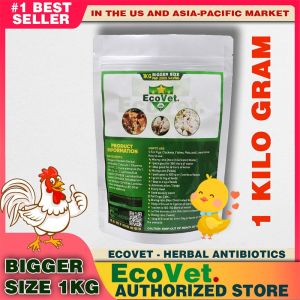 [Big Save] Ecovet 1000g - Probiotic Supplement Powder Mahahalagang Nutrisyon para sa mga Hayop Manok...