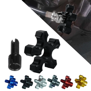 Motorcycle Brake Clutch Levers Cable Wire Adjuster Screw Bolt Aluminum Machine Fit for Motorcross ATV UTV Sport Bike