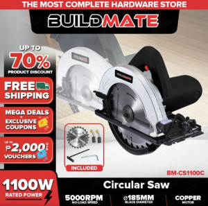 BUILDMATE Brand Circular Saw 1100W Electric Power Tool Wood Metal Cutting Machine BM-CS1100