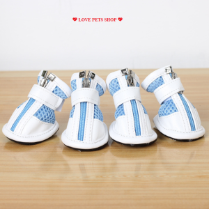 Giày cho Chó Mèo phong cách thể thao có dây kéo - Love Pets Shop