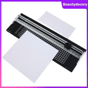 【New Arrival】 School & Office Paper Shredder with Dual Blade Design and Pull-out Ruler for Precise Document Trimming