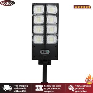 [VTO] Solar Street Lights Outdoor W/ Motion Sensor and Remote Commercial Parking Lot Light for Yard Parking Lot Courtyards