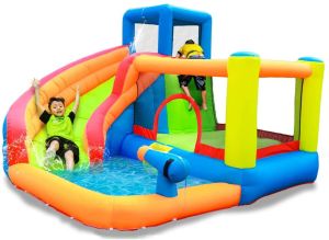 Children Inflatable Castle Water Slide Trampoline Indoor Outdoor Kindergarten Playground Swimming Pool Bouncer Kid Toys